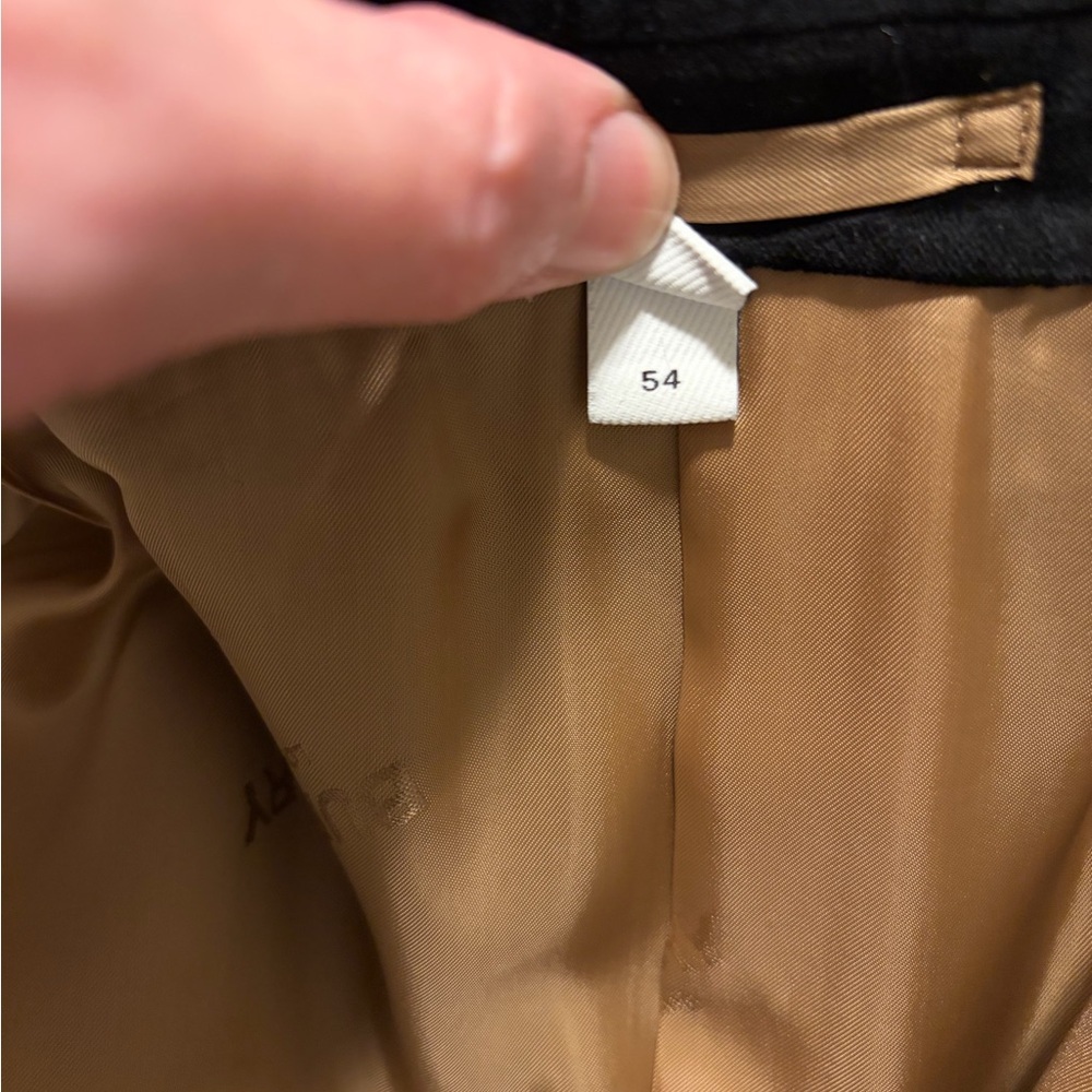 Burberry Mens Modern Black Tuxedo /Cocktail Jacket with White Details - Picture 8 of 10
